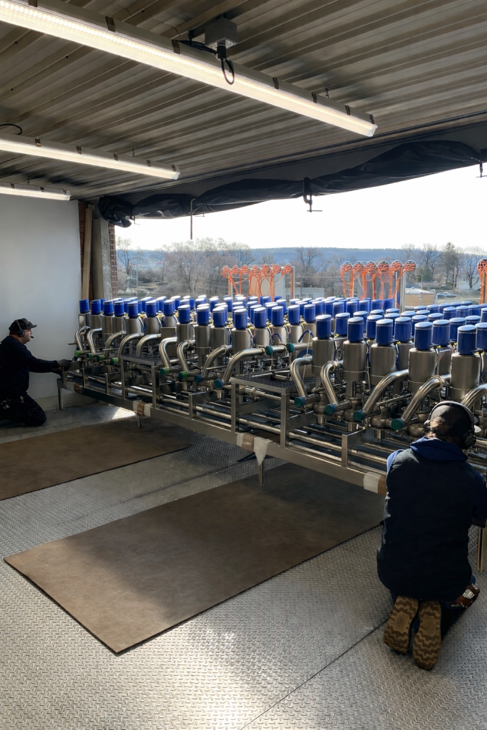 mixproof valve manifold installation