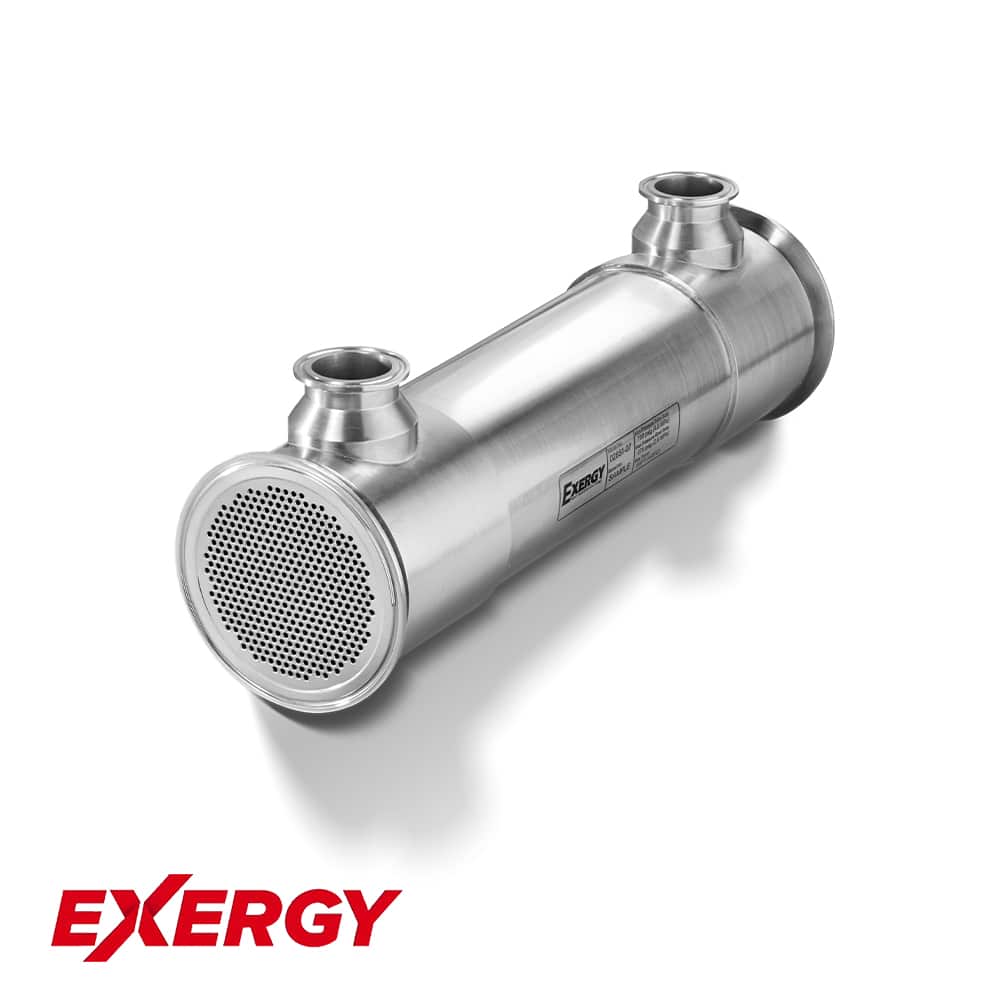 Exergy Sanitary Shell & Tube Heat Exchangers